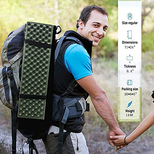 BKS Foam Egg Crate Sleeping Folding Pad