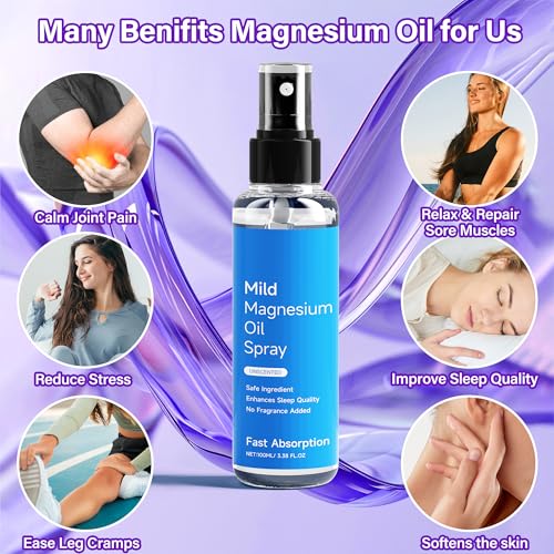Chamex Magnesium Oil Spray, 100Ml Pure Magnesium Oil Spray Organic Natural thumb #2