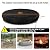 Outdoor Large Firepit Covers Round, In Ground Heavy Duty Waterproof Fire Pit Cover,Suitable for 52-56 Inch Round Built in Stone Firepits,Black