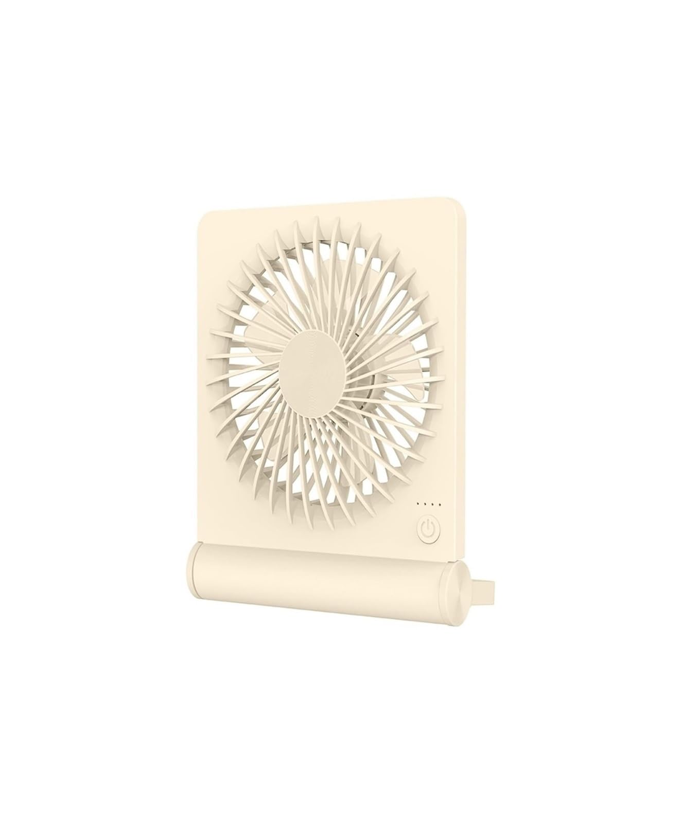 FGJsfhrDTU Portable Fan, USB Small But Powerful Portable Quiet Desktop Electric Table for Better Cooling(Cream)