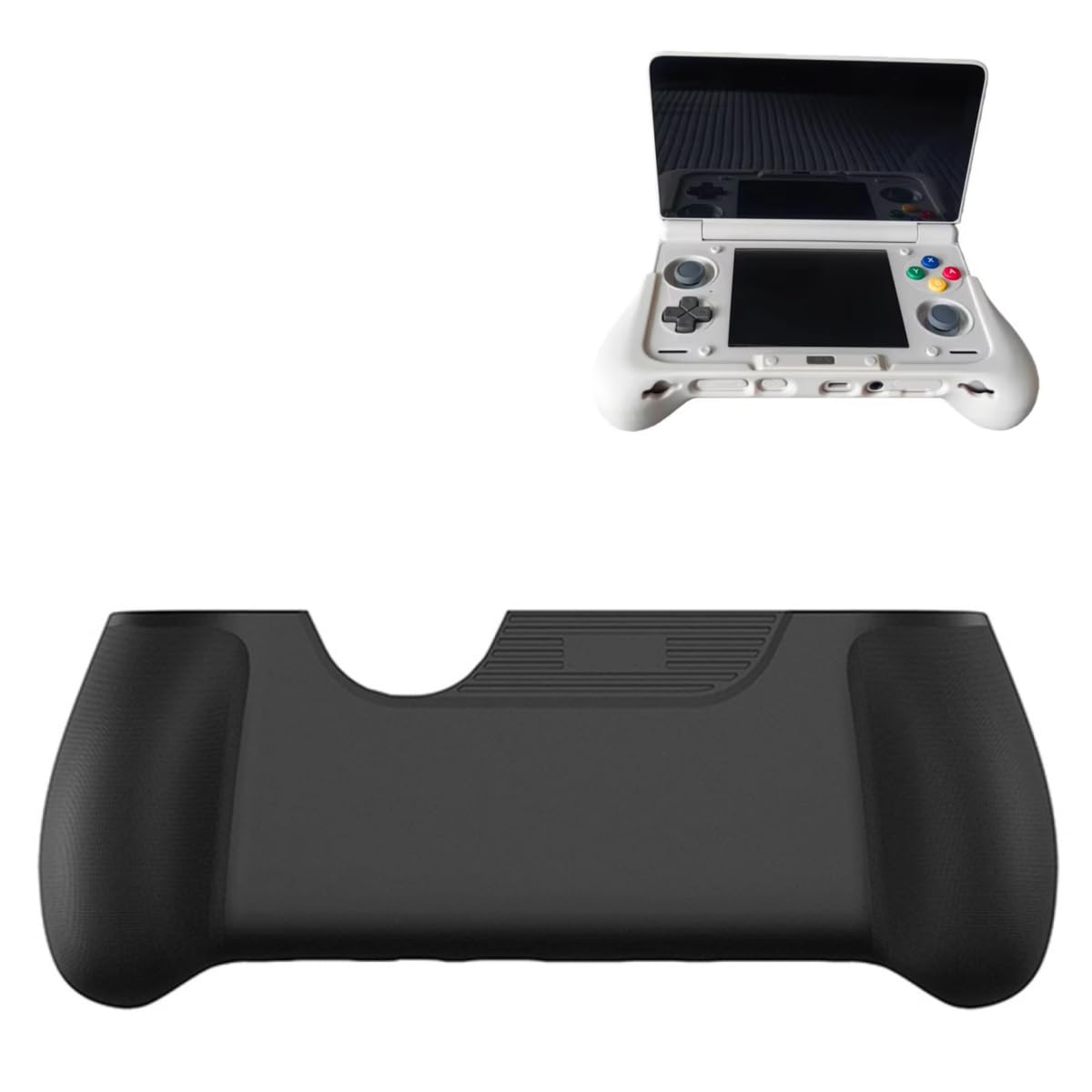 Grip Handle for Ayn Thor, Game Console Holding Handle Grip Cover, Protective Case Handle Shell Extension Adapter Accessories (Black)