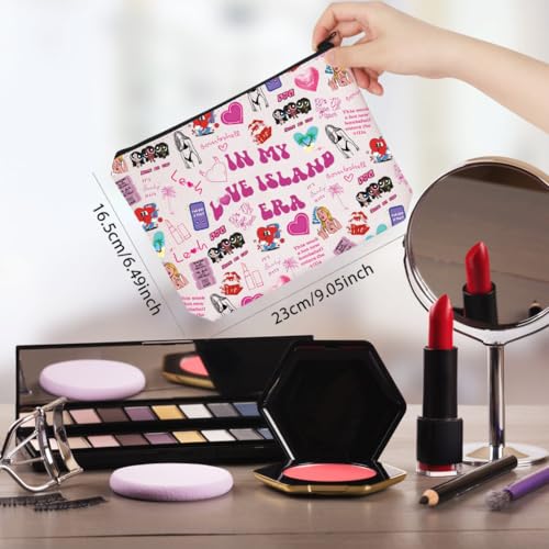 WCGXKO Reality TV Show Inspired Makeup Bag Love Variety Show Gift for Reality TV Show Fans (Love Bag)2