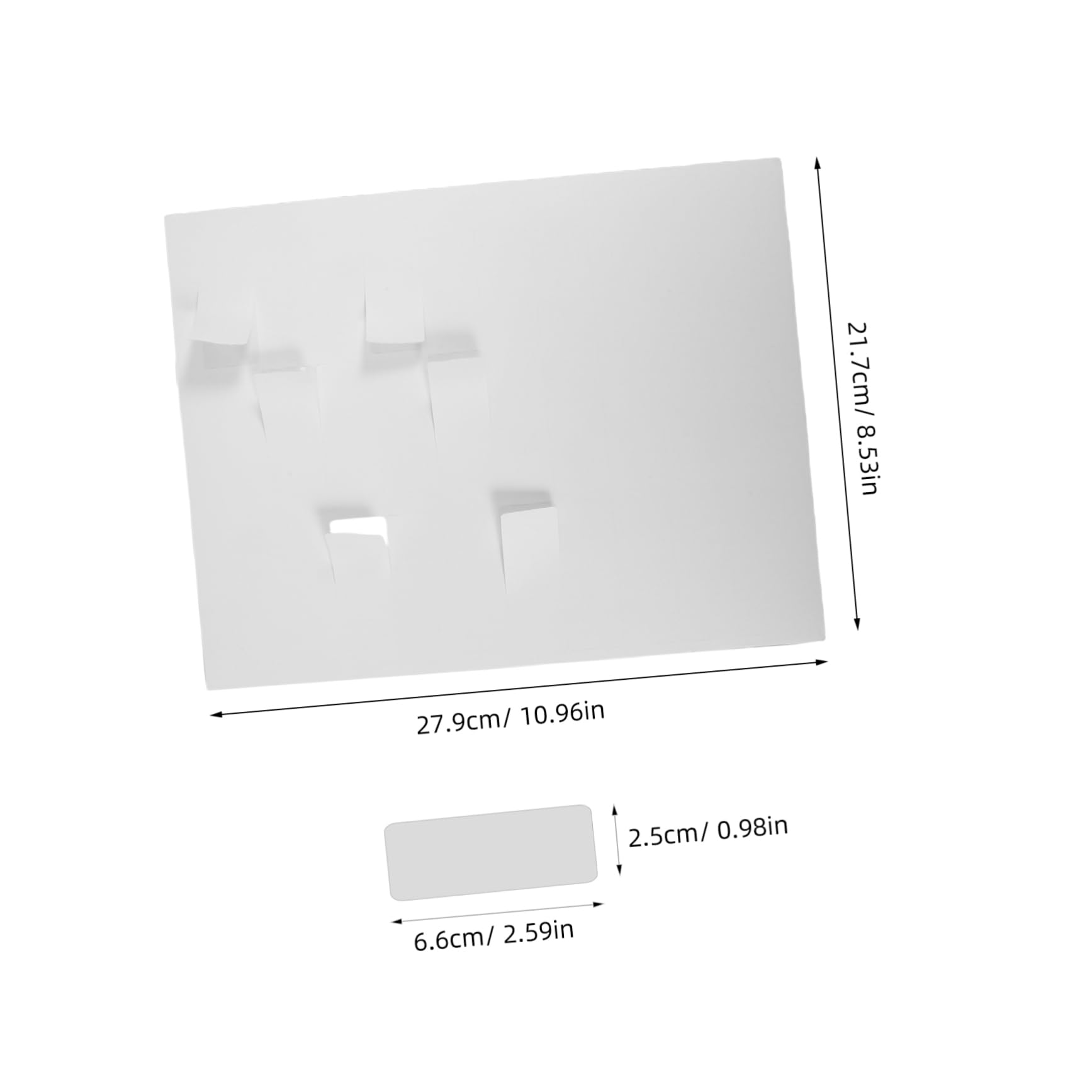 Gadpiparty 100pezzi Etichette Adesive Bianche Stampabili per Spedizione e Indirizzi Forniture Ufficio per Stampanti su Carta Adesiva Duratura Multisuperficie