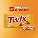 TWIX Caramel Fun Size Chocolate Cookie Candy Bar 3.28-Ounce 6-Count Pack