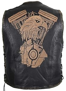 Mdm MDM9024 M Kamizelka Skórzana Motocyklowa