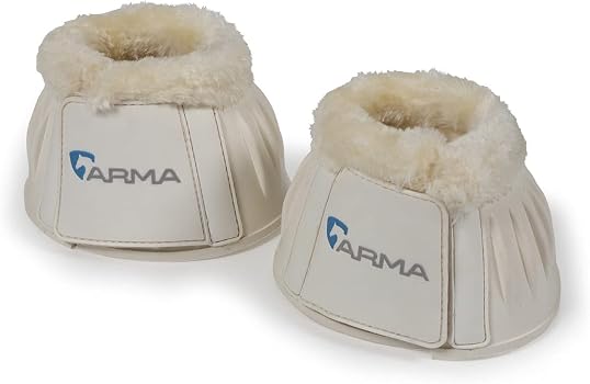 Shires ARMA Hufglocken – Anatomisch, Schwarz, Neopren-Innenfutter, Mit Anti-Spin-Noppen
