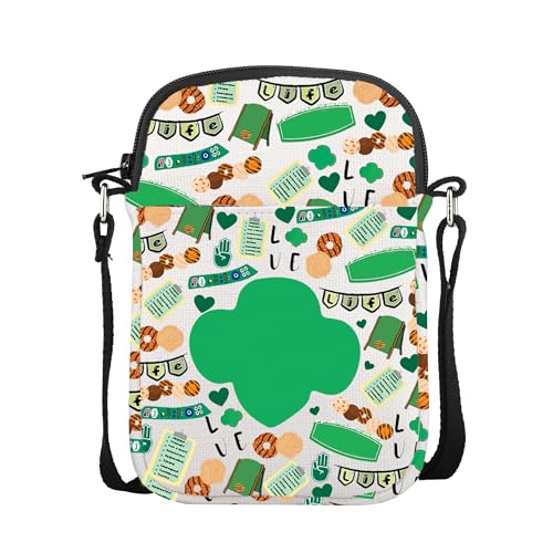 CMNIM S Troop Leader Gifts Girl Symbol Crossbody Bag Co-kie Dealer Boss Manager Adjustable Strap Phone Purse