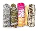 MAMA WUNDERBAR Smudge Kit - White Sage, Cedar, Flower Sage, Yerba Santa, Palo Santo. Home Cleansing, Blessing, Manifesting, Love