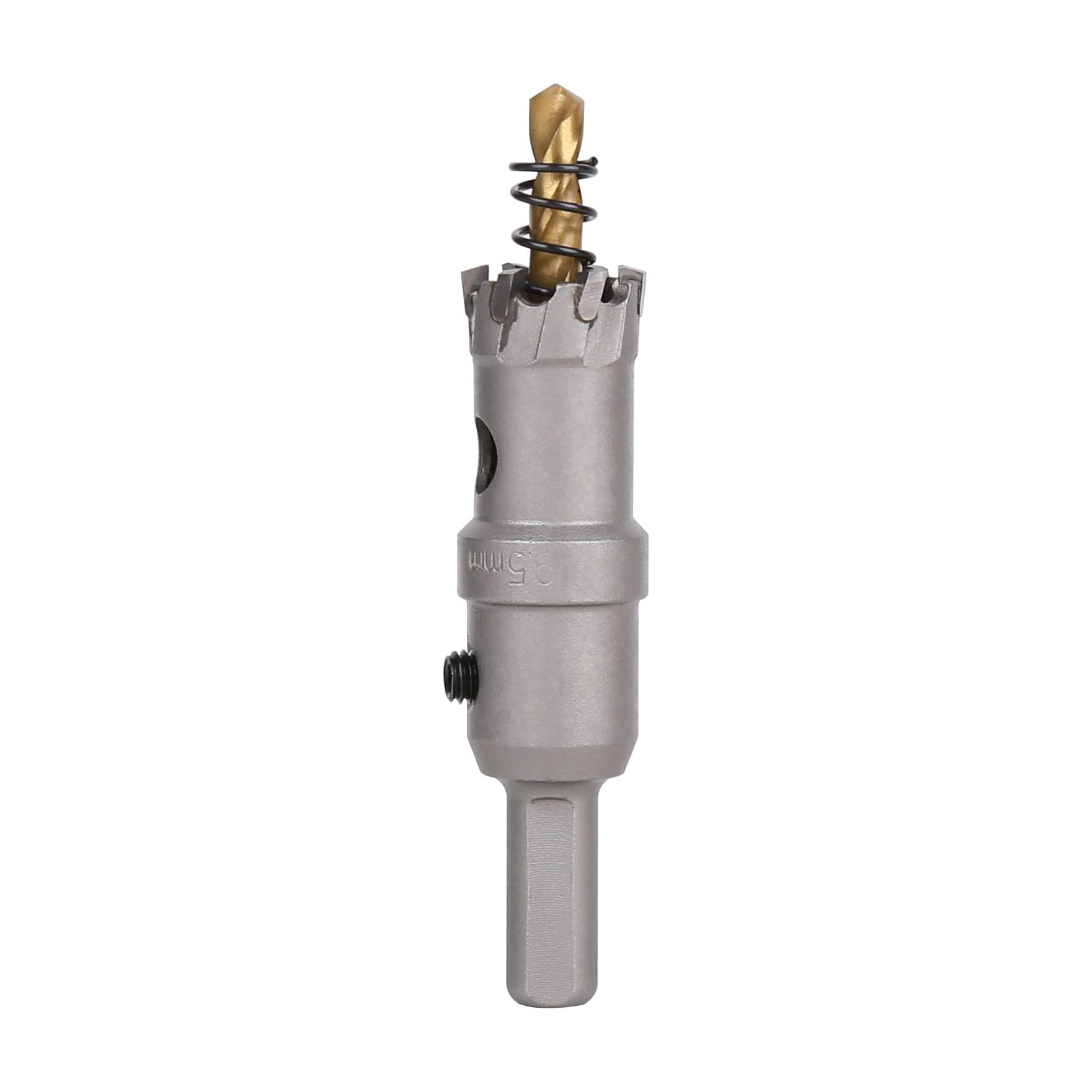 Vearter TCT Hole Saw, 19.5mm Carbide Bit with Pilot Drill, Cutter for Hard Metal, Stainless Steel, Mild Steel, Aluminium Alloy, Copper, Iron, Plastic and Fiberglass