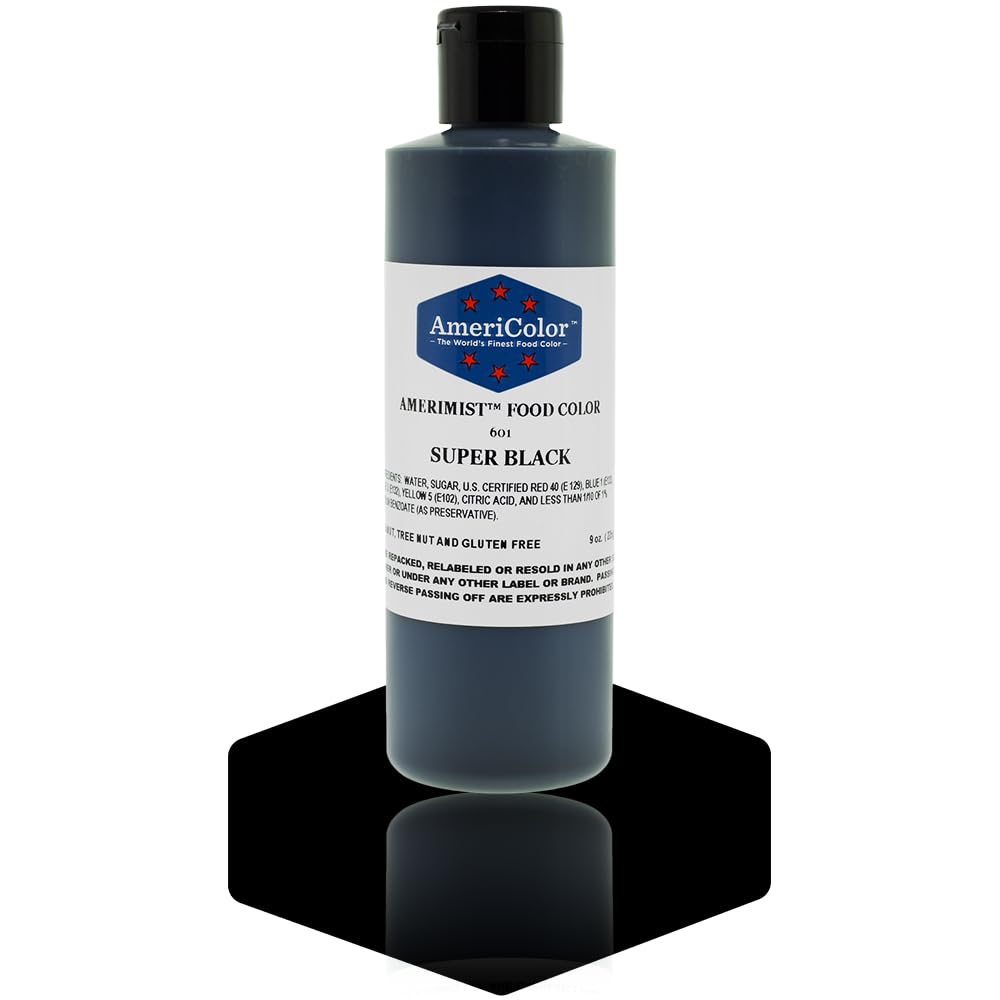 AmeriMist Airbrush Colour - Super Black - 9 oz