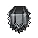 DII 100% Polyester, Machine Washable, Crochet/Lace Table Runner, 14x72, Black
