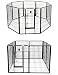 Go Pet Club Heavy Duty Pet Play and Exercise Pen with 8 Panels, 40-Inch
