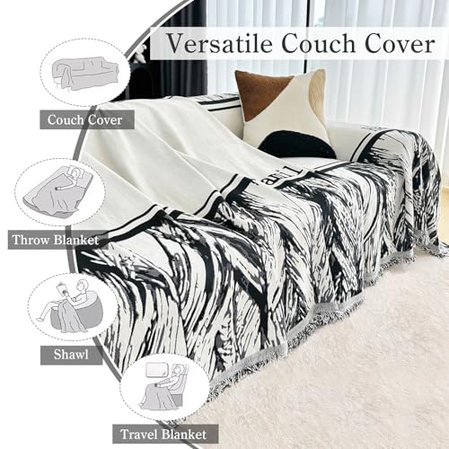 jianyana Sofa Covers Soft Anti-slip Durable Couch Pad 2 3 4 Seater with Sofa Pillow Cover Universal Breathable Machine Washable Furniture Protector for Nordic Sofa - Image 4