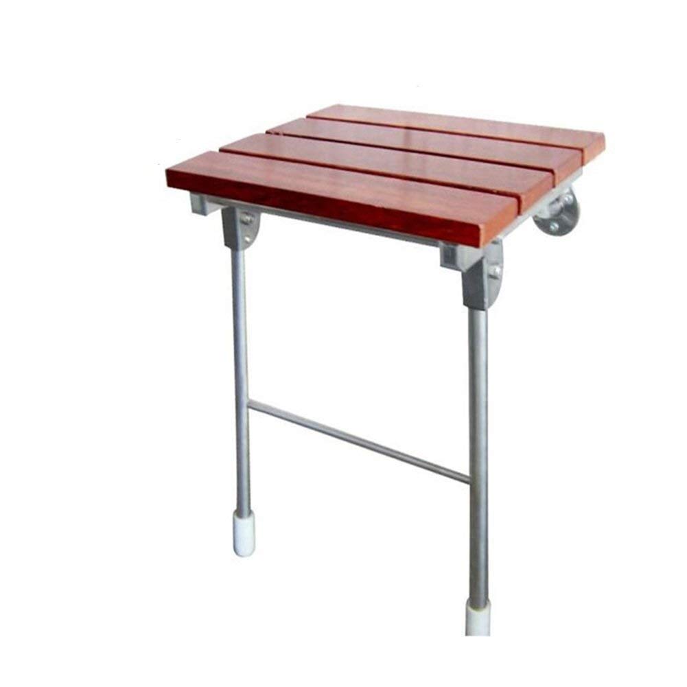 Taburete para ducha plegable y banco de pared con barras de seguridad