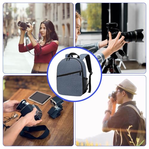 Mochila para cámara DSLR impermeable Generisch con compartimentos y espacio para trípode 3