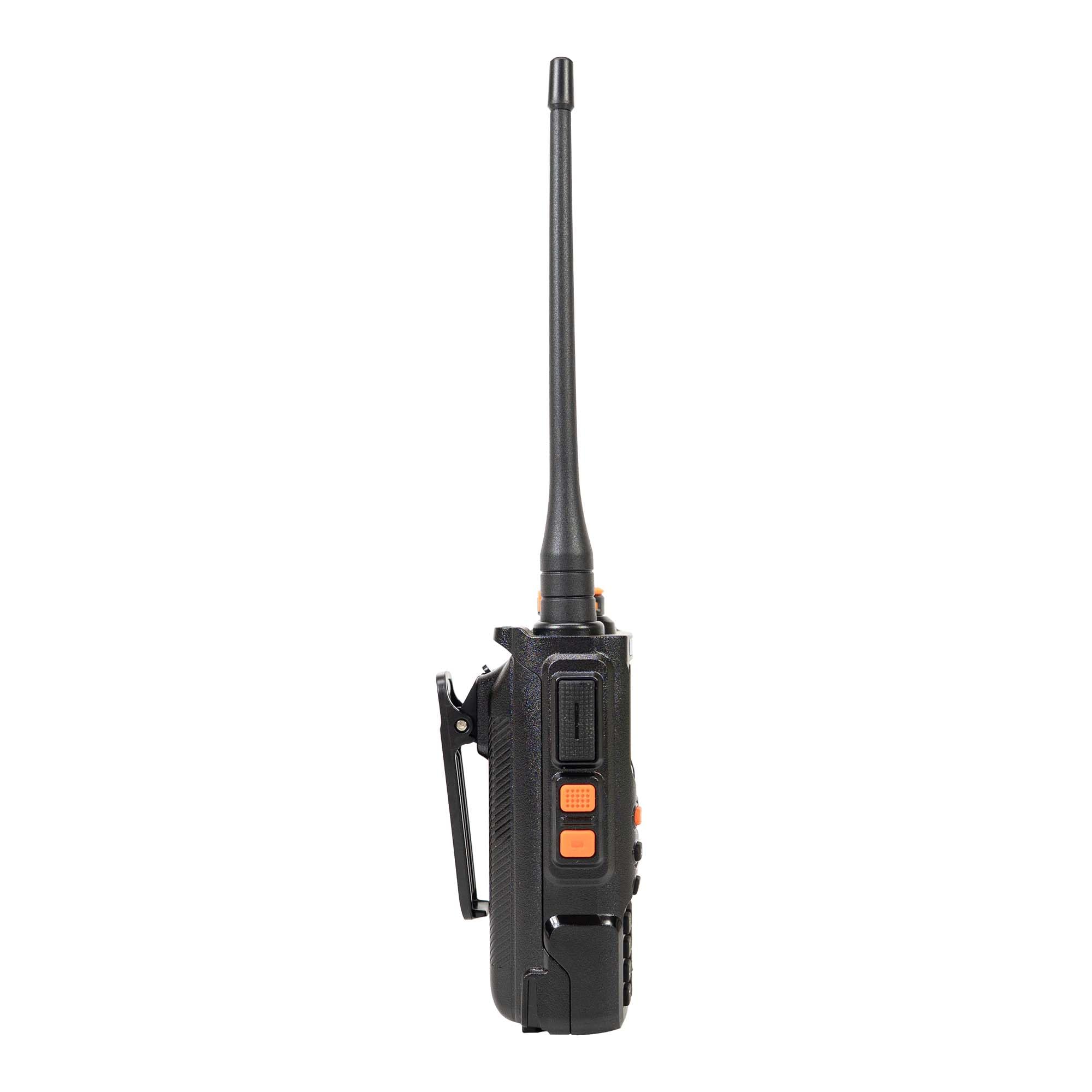 Estación de Radio portátil VHF/UHF PNI P16UV 999 Canales, Doble Banda TX y 6 Bandas RX, transmisión VOX, escaneo, Radio FM, Canales meteorológicos, Iones de Litio, 2600 mAh