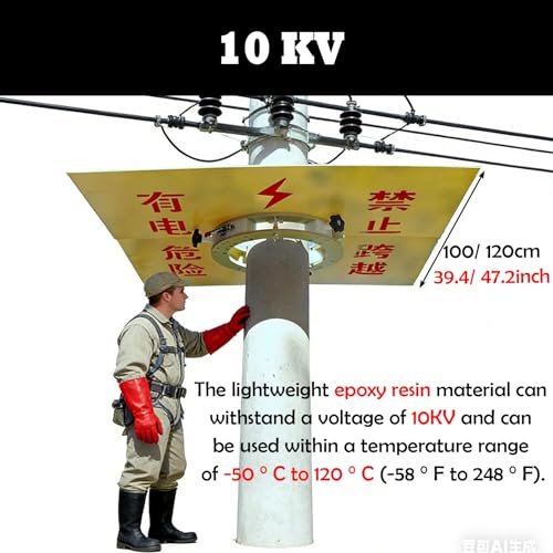 Evita arcos con el escudo eléctrico y barrera aislante de 10 KV 4