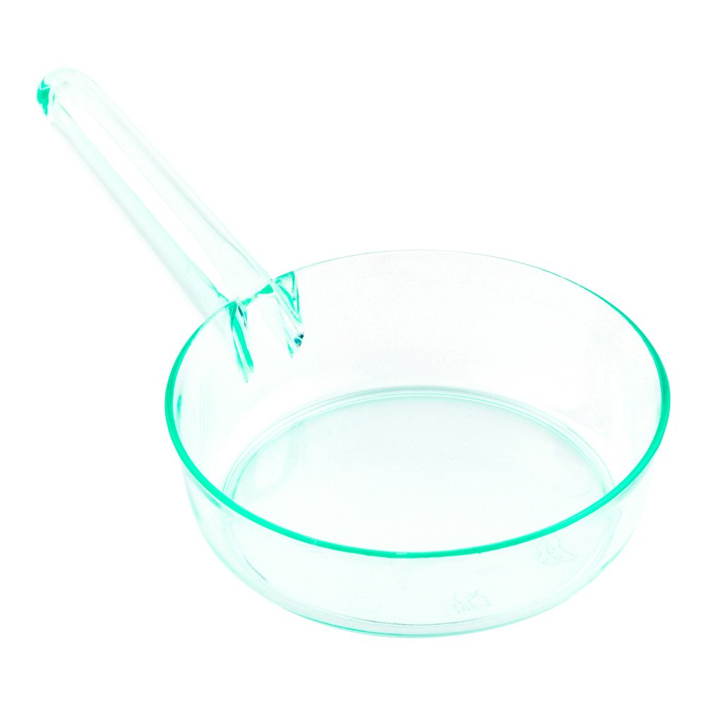 Restaurantware 1 Ounce Disposable Dessert Cups 100 Mini Sauce Dishes - Sauce Pan Design Serve Condiments Snacks or Samples Seagreen Plastic Small Appetizer Plates For Parties or Catered Events