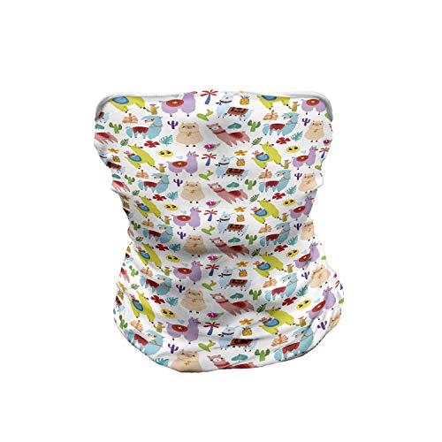 Ambesonne Unisex Multicolor Face and Neck Warmers2