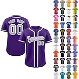 【Vielfalt an Farben und Größen】: Unsere individuellen Baseball-Trikots sind in mehreren Farben und Stilen erhältlich und bieten Größen für Herren, Damen und Kinder. So findet jeder die perfekte Passform und kann seinen eigenen Stil sowohl auf dem Spielfeld als auch in der Freizeit präsentieren.