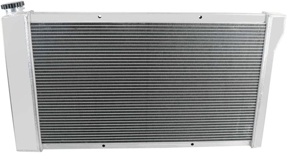 Primecooling 52MM 3 Row Core Aluminum Radiator for 1967-1972 Chevy/GMC C/K 10 20 30 Jimmy Pickup Truck