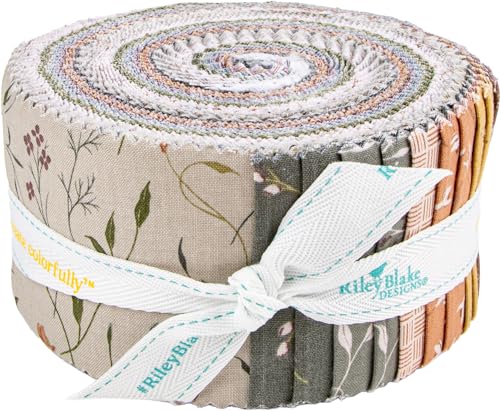 Kassidy Grace Threads of Grace Rolie Polie 40 6.3 cm Strips Jelly Roll Riley Blake RP-16820-40