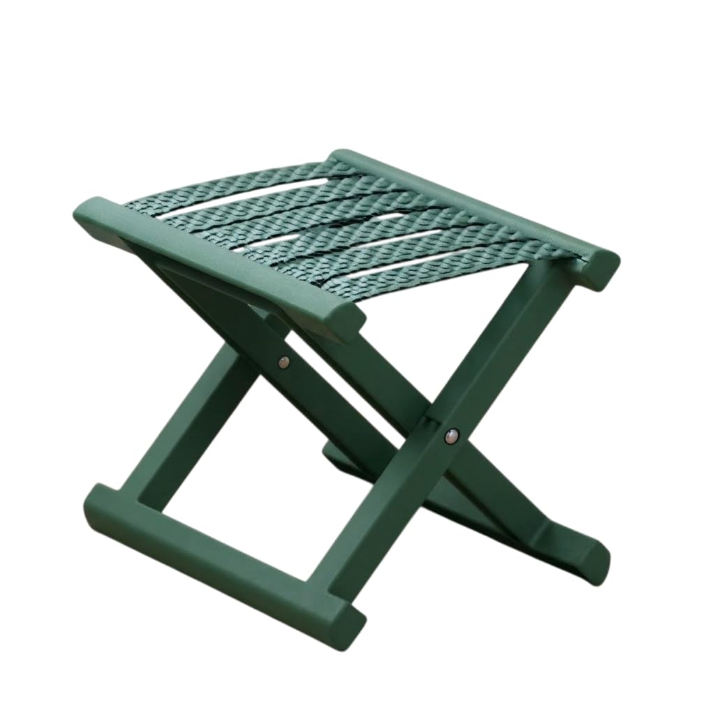 Foldable Camping Stool Portable Outdoor Seat, Lightweight Durable Compact Chair for Travel, Hiking, Picnic, Fishing, Garden & Home, Light Green-image-48