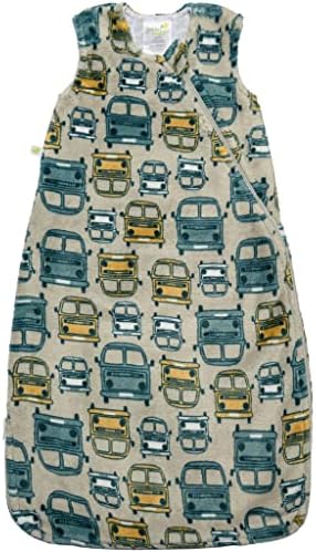 Winter Sleep Sack | Perlimpinpin Warm Sleep Sack Made from Recycled Plastic Bottles | 1.5 tog Sleep Sack | Soft Plush Sleep Sack | Weighted Sleep Sack Baby for Colder Temperature (Vans, 6-18)