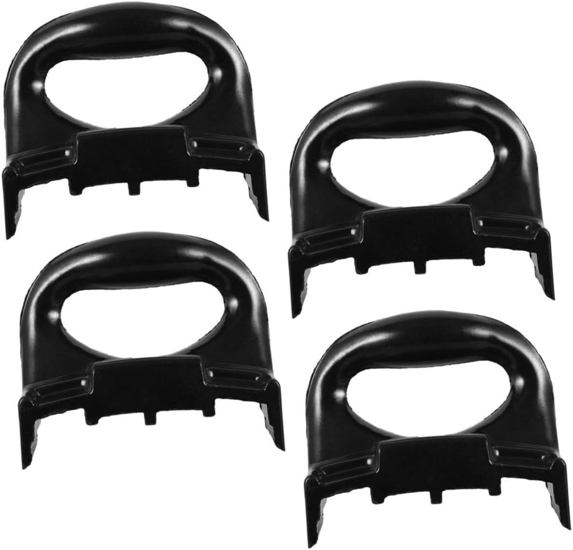 4pcs Pressure Cooker Handle Replacement Scalding Side Pot Handles for Steamer and Sauce Pan Cookware Accessories Black