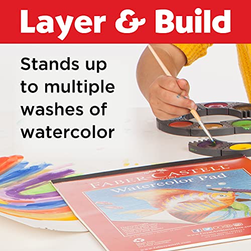 Faber-Castell Watercolor Paper Pad - 15 Sheets (9 X 12 Inches) #TOP1