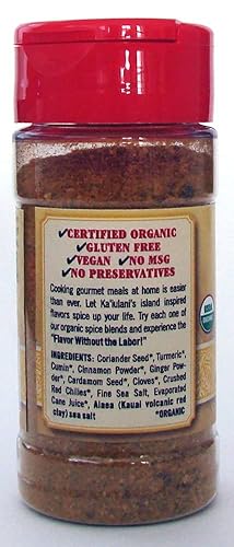 Miniatura 2 de KAIULANI SPICES Exotic Curry Rub & Seasoning, 3 onzas