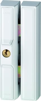 ABUS FTS88 Window Lock - Window Lock with 2 Clawing Steel Latches, Various Locking - ABUS Security Level 9-35232 - White