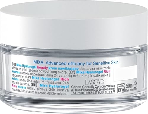 Mixa Hyalurogel Krem Nawilżający, 50 ml