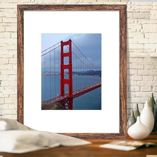 Image of BESCRCL 16x20 Frames, Picture Frames for Wall, Single, Brown