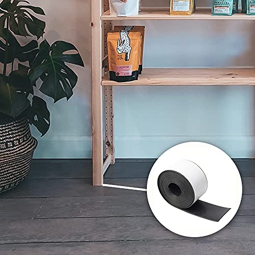Dobtim RA15503DM Adhesive Neoprene Solid Rubber Strips 1/16 (.062)" Thick X 2 Inch Wide X 10'Long thumb #4