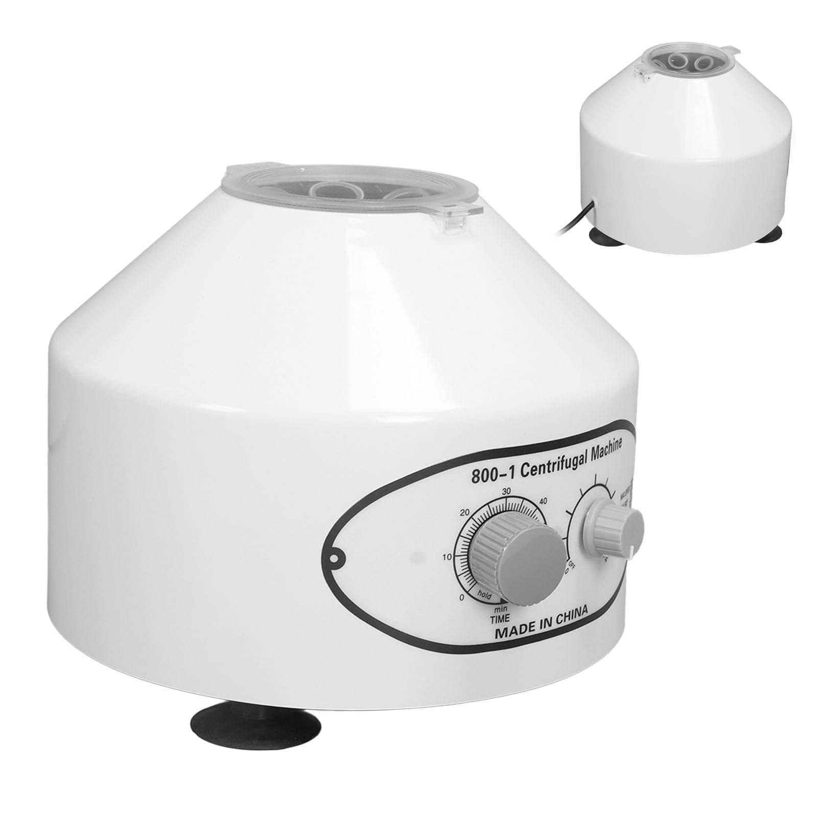 Asixxsix Benchtop Centrifuge, Máquina de Centrífuga de Laboratorio de 4000 Rpm con Rotor y Temporizador de 20 Ml X 6, para Granos de Aceite, Separación del (EU enchufe 220V)