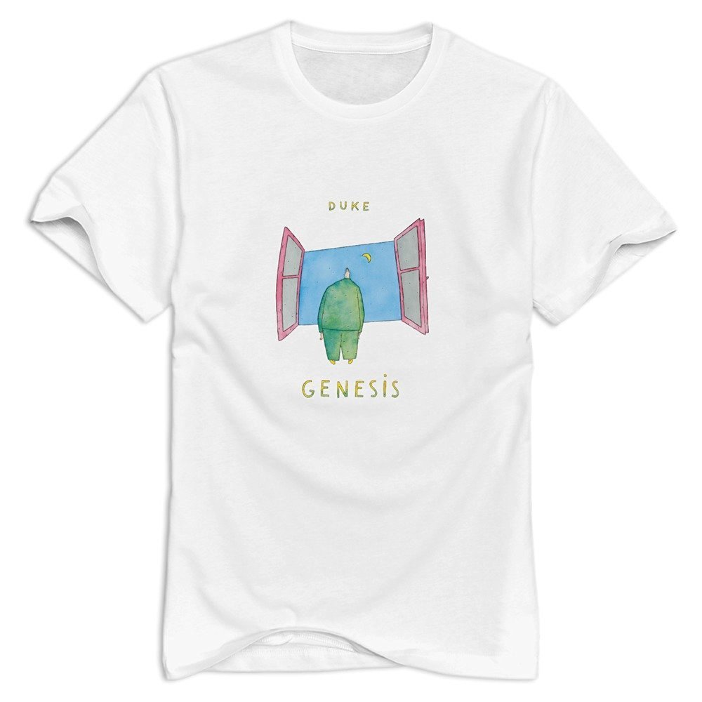 Hoxsin Men's Genesis Band Logo Geek T Shirt