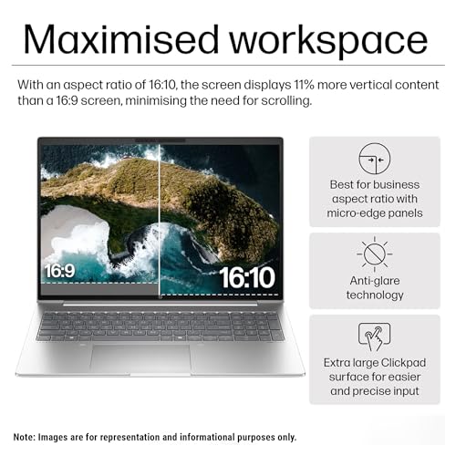 Image of HP ProBook 460 G11 16 inch IPS WLED WUXGA Display Laptop, Intel Core Ultra 7 155U, 16GB RAM 1TB SSD, Backlit Keyboard, Fingerprint Reader, Wi-Fi 6E, Bluetooth 5.3, Windows 11 Pro, Pike Silver