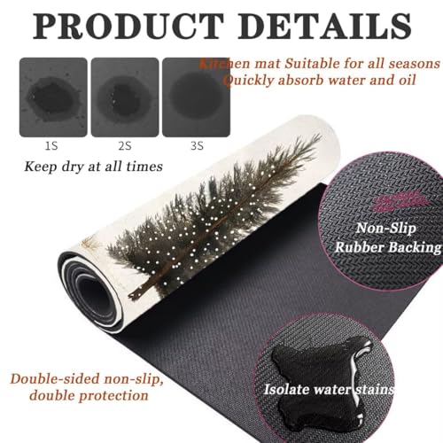 Tapis cuisine devant evier lot de 2 pour salle à manger chaleureuse