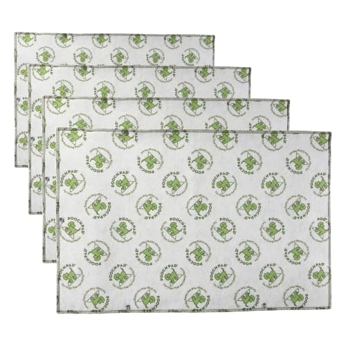 Image of PoochPad Indoor Replacement Pad for Turf Systems, Connectable Extra Absorbent, Unmatched Odor Control, Leakproof Training Pad (16 x 24) (Pack of 4)