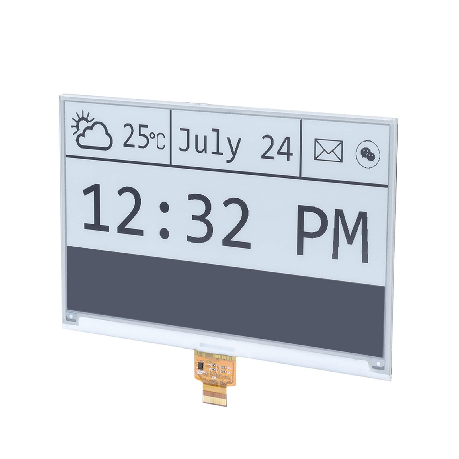 Pongnas 7,5-calowy Wyświetlacz E-Ink HAT 640 * 384 Płyta Modułu dla 2B/3B/3B+/z Interfejsem SPI