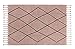 Lorena Canals - Alfombra Lavable Bereber Vintage Nude/Alfombra Lavable Bereber Nude Vintage - Rosa Palo, Negro - 90% algodón 10% Otras Fibras. Base: Algodón Reciclado - 140x200 cm