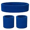 ONUPGO Kids Sweatbands Toddler Headband Wristband Set – Athletic Cotton Baby Sweat Band for Kids Youth Baby (1 Headband + 2 Wristbands)