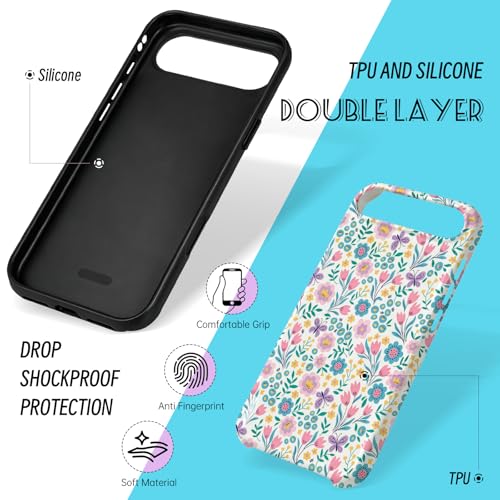 Turenature Compatible with iPhone 17 AIR Case Cute Floral Print-Style-11 - image 2
