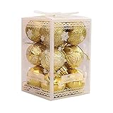 ☌ Unsere KLEINEN Weihnachtskugel-Ornamente sind aus dickerem hochwertigem Kunststoff und aufwendiger Verarbeitung. Bruchsichere Christbaumkugeln vereinen die Schönheit und den Glanz von echtem Glas mit der unzerbrechlichen Funktionalität von Kunststoff. Ideal für Familien mit Kindern und Haustieren. Machen Sie sich keine Sorgen, dass sie verletzt werden und überall Glasscherben entstehen.