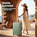 LUGG 20 Inch Vacay Suitcase, ABS Luggage with TSA Indent Lock, Aluminium Trolley Handle, 360° Spinner Wheels, Water-Resistant & Durable, Airline Compatible (55 x 23 x 35cm), 1 Year Warranty