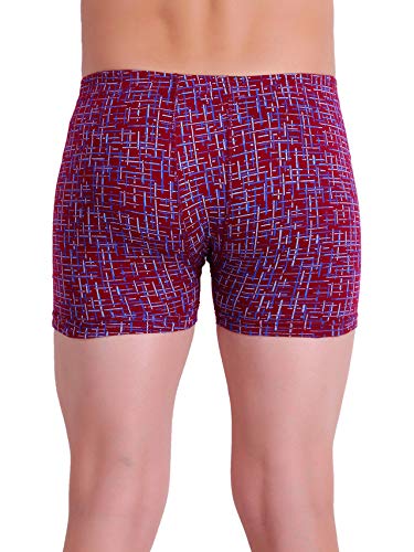 Image of T.T. Pure Cotton Printed Trunks for Men | Regular Fit | Snug Fit | Long Trunks | Inner Elastic | Soft and Comfortable |Assorted Prints| Pack of 3