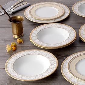 Elevate Your Dining Experience with the Noritake Trefolio Gold 12-Piece Dinnerware Set - Buy Yours Today! – Noritake