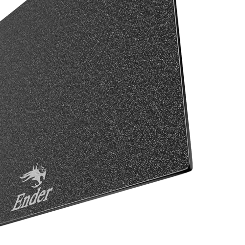 Placa de construção de vidro Creality Ender 3 PEI, 235 x 235 x 4 mm, superfície fosca removível para