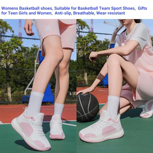 Image of Beita Basketball Shoes for Women High Upper Volleyball Shoes Fashion Sneakers Breathable Sports Shoes Anti Slip